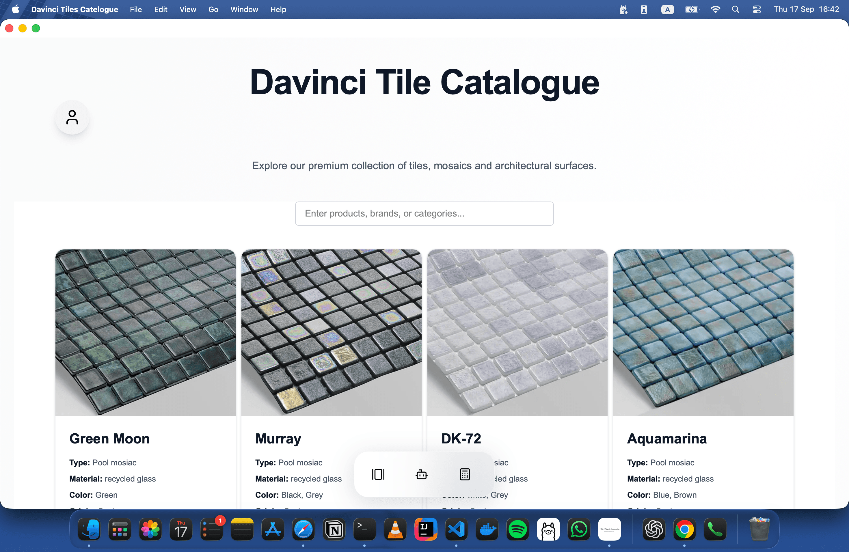 Ceramics Product Catalogue & PWA
